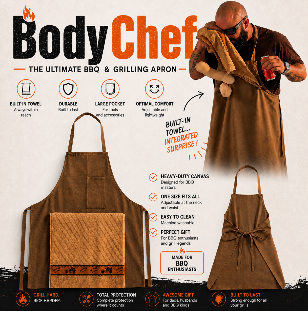 + BodyChef™ - Hidden Dick Apron